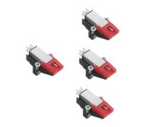 ibasenice 4piezas Aguja De Repuesto Para Tocadiscos Dinámico Magnético Accesorio Para Reproductor De Vinilo Sonido Preciso y Fácil Instalación Para Amantes Música
