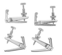 ibasenice 4piezas Ajustadores De De Metal Para Instrumentos Compatible Violonchelos y Acabado Plateado La Del Expresividad Musical