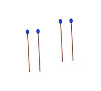 ibasenice 4piezas Baquetas De Marimba De Mallets Para Instrumentos De Percusión Timbre De Lengüeta Mango De Color Aleatorio