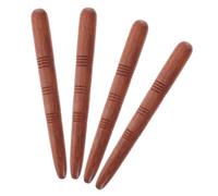 ibasenice 4piezas Barra de Salud de Acupresión Rodillos de Masaje de Madera para Pies Herramienta de Masaje Manual para Puntos de Presión para Aliviar el Después del Entrenamiento