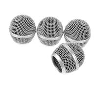 ibasenice 4piezas Cabezal De Micrófono De Reemplazo De Filtro De Espuma y Rejilla Metálica Para Micrófono Solución Práctica y Efectiva Para Calidad De Sonido Óptima