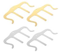 ibasenice 4piezas Clips De Música Metálicos Para Sujetar Páginas De Partituras Accesorios Prácticos Para Piano y Lectura De Música Exteriores