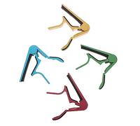 ibasenice 4piezas Coloridos Capos De Guitarra y Ukulele Clips Ajustables De Para Músicos
