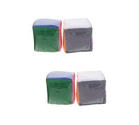 ibasenice 4piezas Dados De Aprendizaje para Niño Niña Juguete Educativo para Practicar Números y Cubos Interactivos Tarjetas De Aprendizaje para Actividades Familiares y Educación