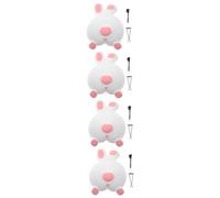 ibasenice 4piezas Difusor De Para Auto Clip Ventilación Accesorio De Decoración Lindo De Conejo Fragancia y Estilo Único Para Interiores De Vehículo