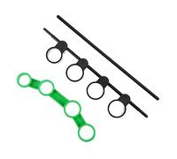 ibasenice 4piezas Expansores De Dedos Para Guitarra y Piano Ajustables y No Ajustables Entrenador De Flexibilidad y Fuerza Para Principiantes Práctico Accesorio Musical Para Mejora De