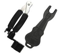 ibasenice 4piezas Extractor De Pasadores y Herramienta De Cambio De Cuerdas Para Guitarra Incluye Winder y Cortador Accesorios Para Músicos y Luthiers y Inoxidable