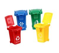 ibasenice 4piezas Infantil Juguete Educativo para Clasificación De Residuos para Desarrollar Conciencia Ambiental Niño Niña