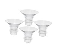 ibasenice 4piezas Inserciones De Flange De Para Sacaleches Accesorios De Repuesto Para Extractores De Leche Flanges De Seguros y Prácticos