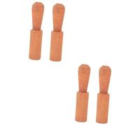 ibasenice 4piezas Mallets De Madera Para Tazón Accesorio De Para y Yoga Bastones De Madera Para Cantar y Relajación Para Sala De y