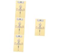 ibasenice 4piezas Pegatina Decorativa Para Guitarra Calcomanía De Flor Para Diapasón y Cabezal Adhesivo De Durable y De Usar Estilo Creativo Para Acústicas y Eléctricas