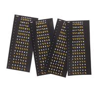 ibasenice 4piezas Pegatinas Para Diapasón De Guitarra De Pegatinas Para Trastes y Notas Para Principiantes Herramienta Para Practicar Escalas y Acordes Eléctrica o Acústica