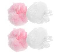ibasenice 4piezas Polvos Puff para Maquillaje Facial Esponja Flexible Forma de Bola Almohadillas Portátiles para Aplicación de Polvo Seco y Rubor Uso Diario para Mujeres Varios estilos