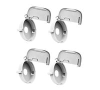 ibasenice 4piezas Protector De Perillas De Estufa De Gas Cubiertas De Prueba De Niño Niña Protección Segura Para Cocina De Encimera y Fogones Compatible Con Mayoría De Cocinillas Gas