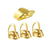 ibasenice 4piezas Selección Púa Pulgar Anillo Ajustable Dedo Guitarra Púa Dedo Pulgar de Unidades Accesorios de Guitarra para Tocar la Ukelele