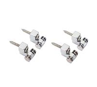 ibasenice 4piezas Soporte De Cuerda De Guitarra Eléctrica De Metal De Rodillos Retenedores Para Guitarra Eléctrica Accesorios De Instrumentos Musicales Color Plateado