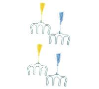 ibasenice 4piezas Soporte De Partituras De Música Con Clip Borlas Sujeta Libros Práctico y Ligero Para Pianistas Compositores y Lecturas