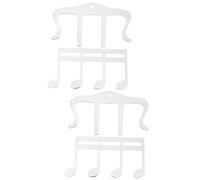 ibasenice 4piezas Soporte Musical Metálico Para Partituras Clips De Página Para Piano y Guitarra
