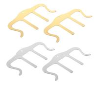 ibasenice 4piezas Sujetapáginas Clip Para Notas Musicales Duradero Para Libros De