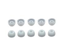 ibasenice 5 pares Almohadillas de Silicona Suaves para Auriculares In Ear Tapones Transparentes Reemplazo Cómodo para Uso Prolongado y Aislamiento Sonoro