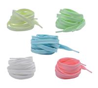 ibasenice 5 pares Cordones Luminosos para Zapatillas Cintas Brillantes Decorativas para Sneakers y Zapatos de Skate Fácil Instalación Resistente Necesidad de Batería Colores Rosa