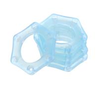 ibasenice 5 Piezas Anillos Antideslizantes Micrófono Accesorios de Protección Micrófonos Ktv Anillos de Caucho Resistente Oscuridad