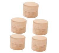 ibasenice 5 Piezas Caja De Madera Caja De Pelo Fetal Titular De Pelo Fetal Bebé Caso Del Primer Diente De Los Niños Protector De Pelo Fetal Contenedor De Almacenamiento De Madera