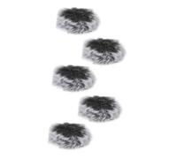 ibasenice 5 piezas de Micrófono Antiviento y Antisalpicaduras Accesorio Protector de Micrófono de Material Suave y Duradero