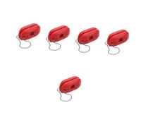 ibasenice 5 Piezas Herramientas para Patinar Hielo pequeño Patinaje Herramienta de patín práctica Piedra de afilar para Patines Accesorios de Hockey Manual Accesorios para Patinar AbS Rojo
