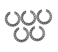 ibasenice 5 Piezas Protector De Orificio De Sonido Para Guitarra De Negras Decoración De Tapa De Boca De Guitarra Golpeador Para Uso Conciertos