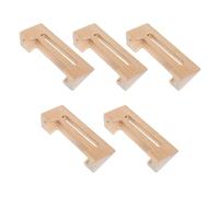 ibasenice 5 Piezas Puente Sanxian Hecho a Mano de Bambú Resonancia Mejorada Diseño Hueco para Práctica Profesional y Escenarios Musicales