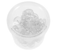 ibasenice 50 Piezas Clavos Decorativos para Sofá Clavos Espirales para Sofá Plástico y Metal Transparentes y Silla Fijación Antideslizante DIY Decorativo