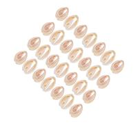 ibasenice 50 Piezas Colgantes de Conchas Marinas Naturales para Joyería DIY Adornos Grandes para Collar y Pulsera Accesorios Artesanales Marinos