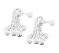 ibasenice 50 Piezas Cuerdas Elásticas Bolas de Sujeción para Fijación de Carpas Toldos para Actividades y Camping