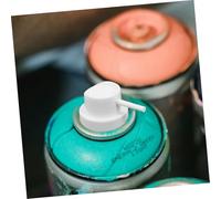 ibasenice 50 Piezas Unidades Boquillas Precisas para Spray de Puntas Resistentes para Latas Aerosol Uniformidad Pulverización para Graffiti y Proyectos