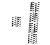 ibasenice 50piezas Clips De Micrófono Lavalier De Plástico Para Grabación De Video Soporte Práctico y Para Conferencias y Presentaciones