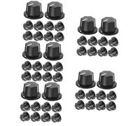 ibasenice 50piezas Perillas De Control De Volumen Para Guitarra Pomo Potenciómetro Para Amplificadores y Efectos Compatible Instrumentos Eléctricos