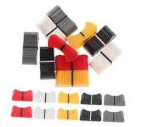 ibasenice 50piezas Perillas De Deslizamiento Para Consola Mezcladora Tapa De De Potenciómetro Compatible Con Mezcladores De Sonido Blanco Amarillo Rojo Negro Gris