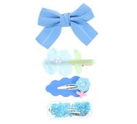 ibasenice 5juegos Para Cabello De Niña Accesorios Adorables Diseño De Flor y Lazo Para Pequeñas Princesas y Niñas Clips Antideslizantes y Atractivos Para Estilos Divertidos