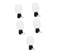 ibasenice 5piezas Botellas De Plástico Para Recarga De De Envase De Tapa Accesorio Portátil Para Shooter Manualidades