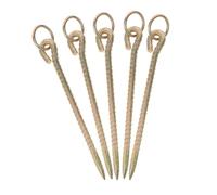 ibasenice 5piezas Estacas para Ganado De Exterior Clavos Resistentes para Terrenos Ganaderos Estacas De Amarre para Caballos y Ovejas Accesorios para Mascotas Al Aire Anclaje para Correa De