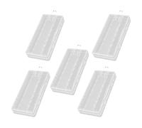 ibasenice 5piezas Estuche de Almacenamiento de Baterías AA Transparente Caja Pequeña Portátil para Pilas Organizador Resistente para Oficina Hogar y Viajes Diseño Compacto y Prueba de Agua