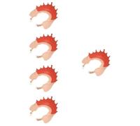 ibasenice 5piezas Gorro De Baño Ajustable Para Bebés y Niño Niña Protector De Ojos y Oídos y Cómodo Para Lavado De Cabello Diseño y Divertido