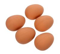 ibasenice 5piezas Juguetes para Mascotas Huevos Simulados Pelotas Rebotadoras De Goma Seguros y Divertidos para Perros y Gatos