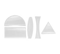 ibasenice 5piezas Lente Óptica Física Kit de Enseñanza con Lentes Cóncavos y Convexos de Vidrio para Laboratorio de Ciencias Experimentos de Óptica Física Educación Media