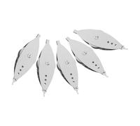 ibasenice 5piezas Metal Tatting Shuttle Hand Lacemaking Craft Tools With Finish For Knitting Weaving And Household Sewing Accessories Kit