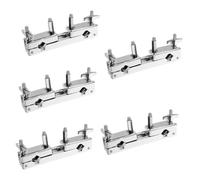 ibasenice 5piezas Soporte De Platillo De Percusión Clamp Para Batería y Otros Instrumentos Diseño Compacto y Ligero Accesorio Para Músicos Movimiento