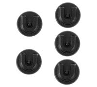 ibasenice 5piezas Soporte Para Micrófono De Radio Para Motocicleta Clip Fijo De Mano Accesorios De Montaje De Micrófono Compatible Fácil Instalación y Uso Práctico