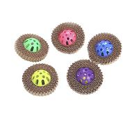 ibasenice 5piezas Tabla De Garras De Gato Rascador Juguete para Gatos De Interior Material De Carton Campana para Entretenimiento De Mascotas