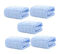 ibasenice 5piezas Toallitas De Muselina Paños Para Paños Para Eructar Toallas Saliva Baba Artículos